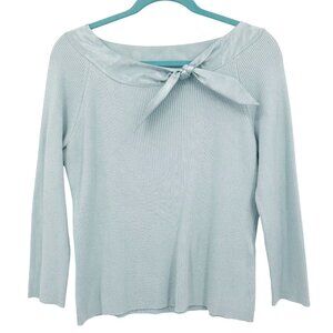 Casual Corner Annex Sweater‎ Womens XL Blue Twee Elegant Sophisticated Preppy